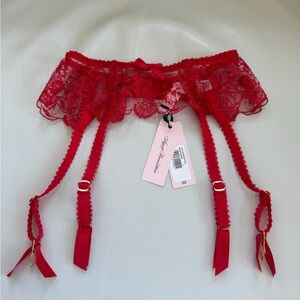 Agent Provocateur Jayce Suspender in Red